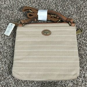 Fossil Explorer Crossbody Khaki